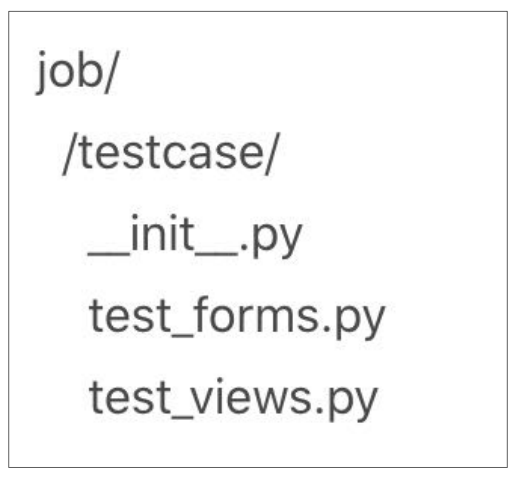 测试用例目录组织